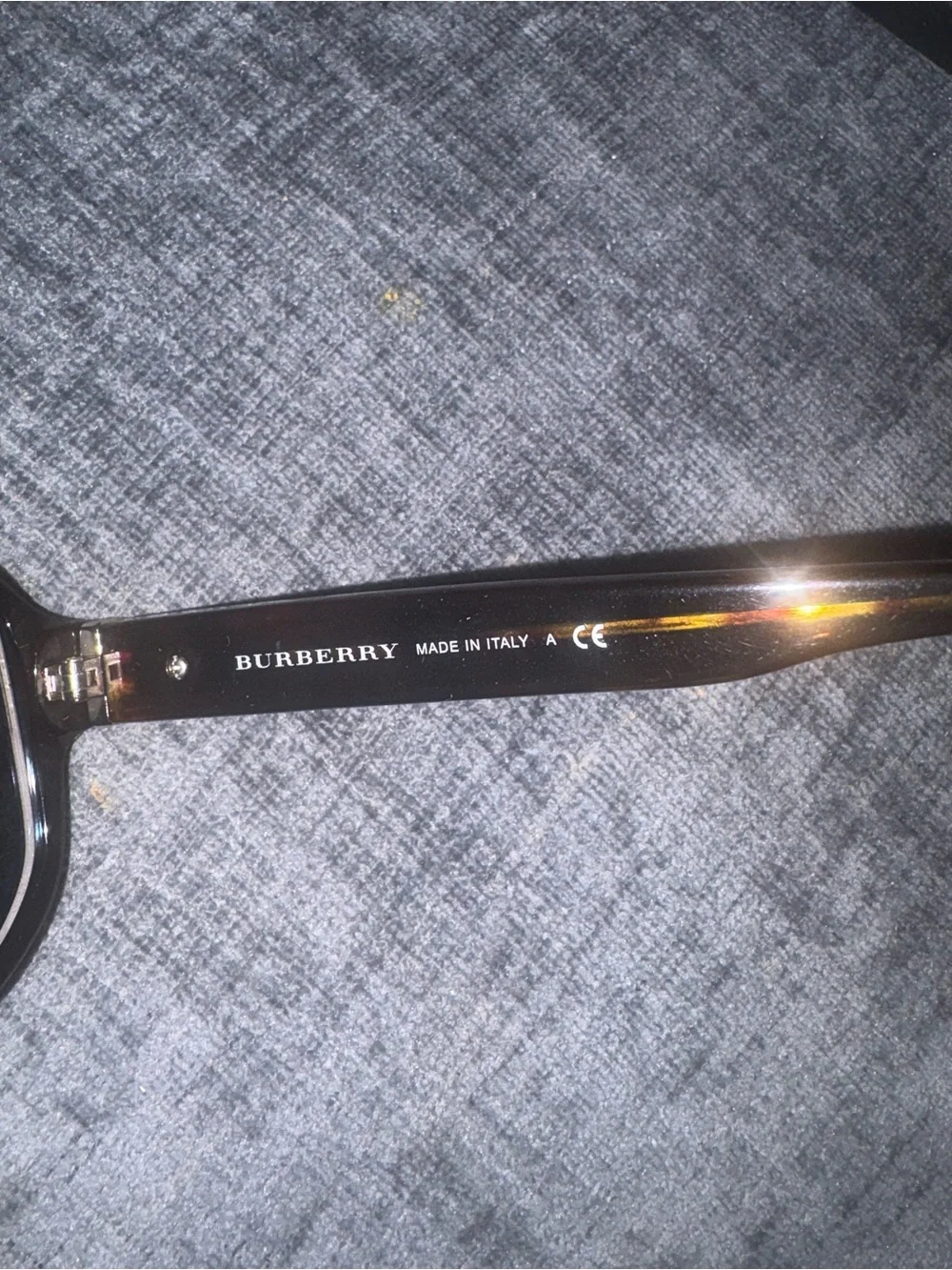 Burberry Black Oversized  prescription Aviator Sunglasses